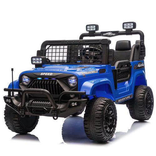 24V Two-seater Kids Ride On Electric Truck Car W Parents