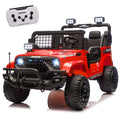 24V Two-seater Kids Ride On Electric Truck Car W Parents
