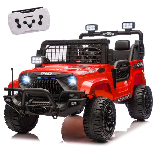 24V Two-seater Kids Ride On Electric Truck Car W Parents